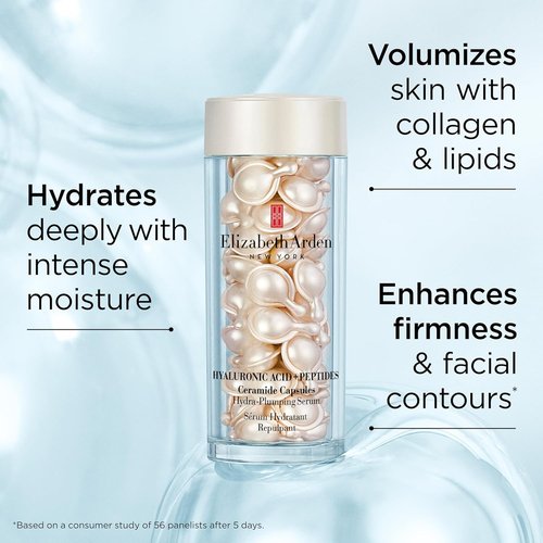 Elizabeth Arden Hyaluronic Acid Serum - Hydra-Plumping Peptides Capsules for Youthful Skin