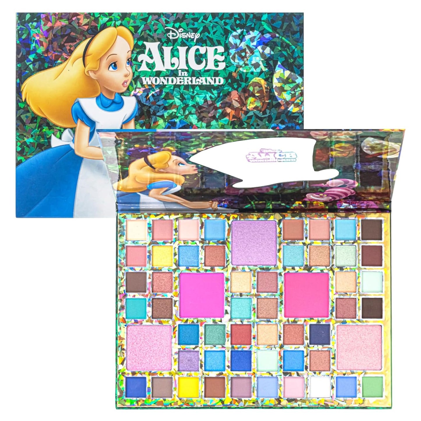 Townley Girl 55 Well Eye Shadow Palette - Shimmery & Matte Colors with Mirror for Girls & Teens