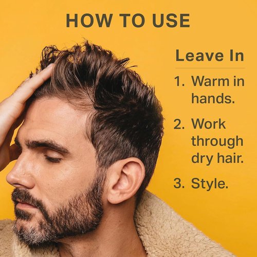 Barrel and Oak Leave-In Conditioner Cream for Men - Dual-Use Styling & Hair Care, Restores Dry Hair, 16 oz