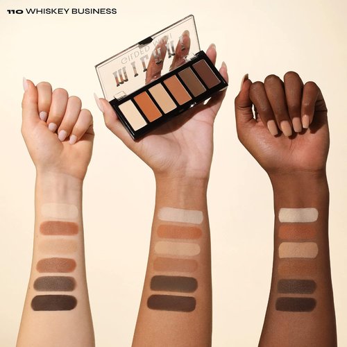 Milani Gilded Mini Eyeshadow Palette - 6 Versatile Matte & Shimmer Shades | Whiskey Business