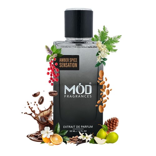 Mod Fragrances Amber Spice Sensation Perfume - Long Lasting Women's Fragrance | 50ml Extrait De Parfum