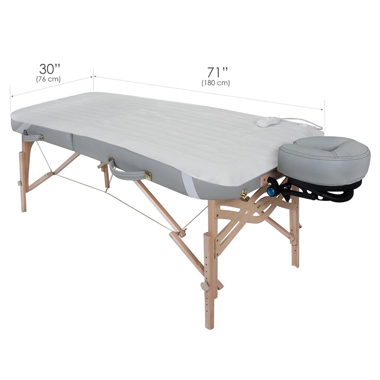 EARTHLITE Bodyworker’s Choice Massage Table Warmer - Three Heat Settings, Felt Lined Pad (30” x 71”) | One-Year Guarantee