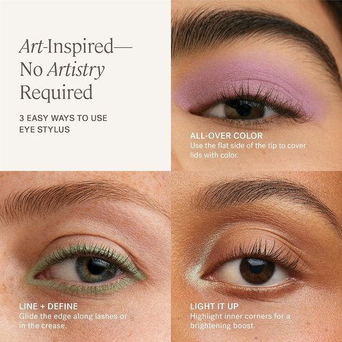 ILIA - Eye Stylus Shadow Stick | Rich, Blendable Pigment | Waterproof & Crease-Resistant | Vegan & Safe for Sensitive Eyes (Nymph)