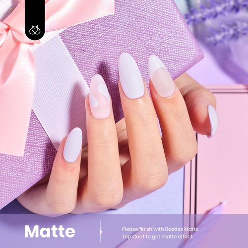 Beetles Lilac Purple Gel Polish - 1Pcs 15ml Lavender Violet Mauve Pale purple spring Gel Polish High Gloss UV Led Soak Off Nail Polish Nail Art Manicure Salon Periwinkle Color Nails