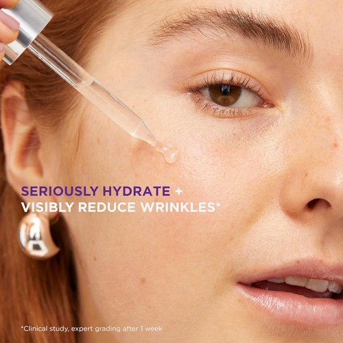L'Oreal Paris Revitalift Hyaluronic Acid Serum - Hydrate Skin & Reduce Wrinkles | Fragrance-Free, 1 Oz