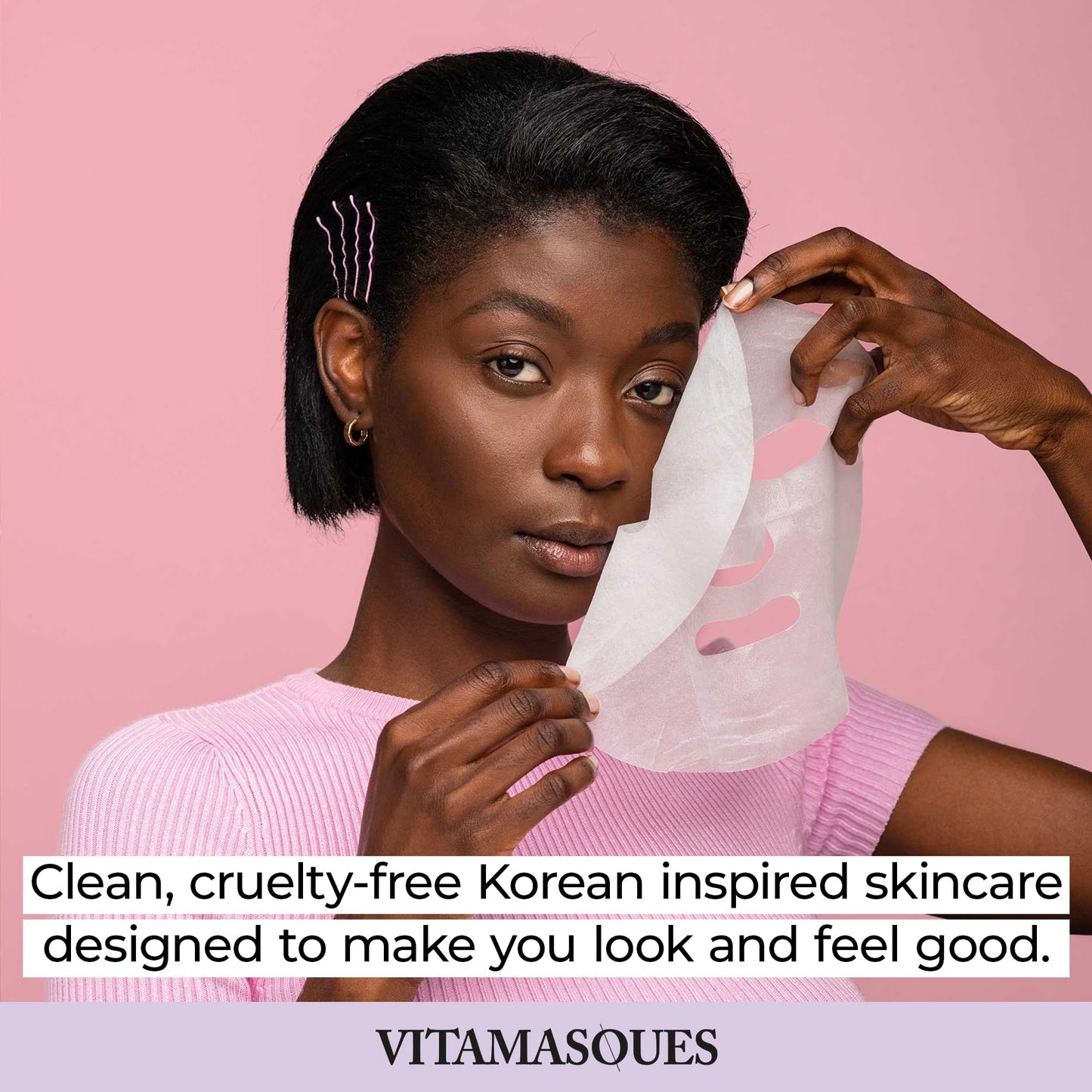 Vitamasques Probiotic Blackberry Face Sheet Mask Facial Mask Rebalances & Repairs Skin with Multi Molecular Hyaluronic Acid - Natural & Biodegradable - Mothers Day Gifts for Mom, Gift for Wife