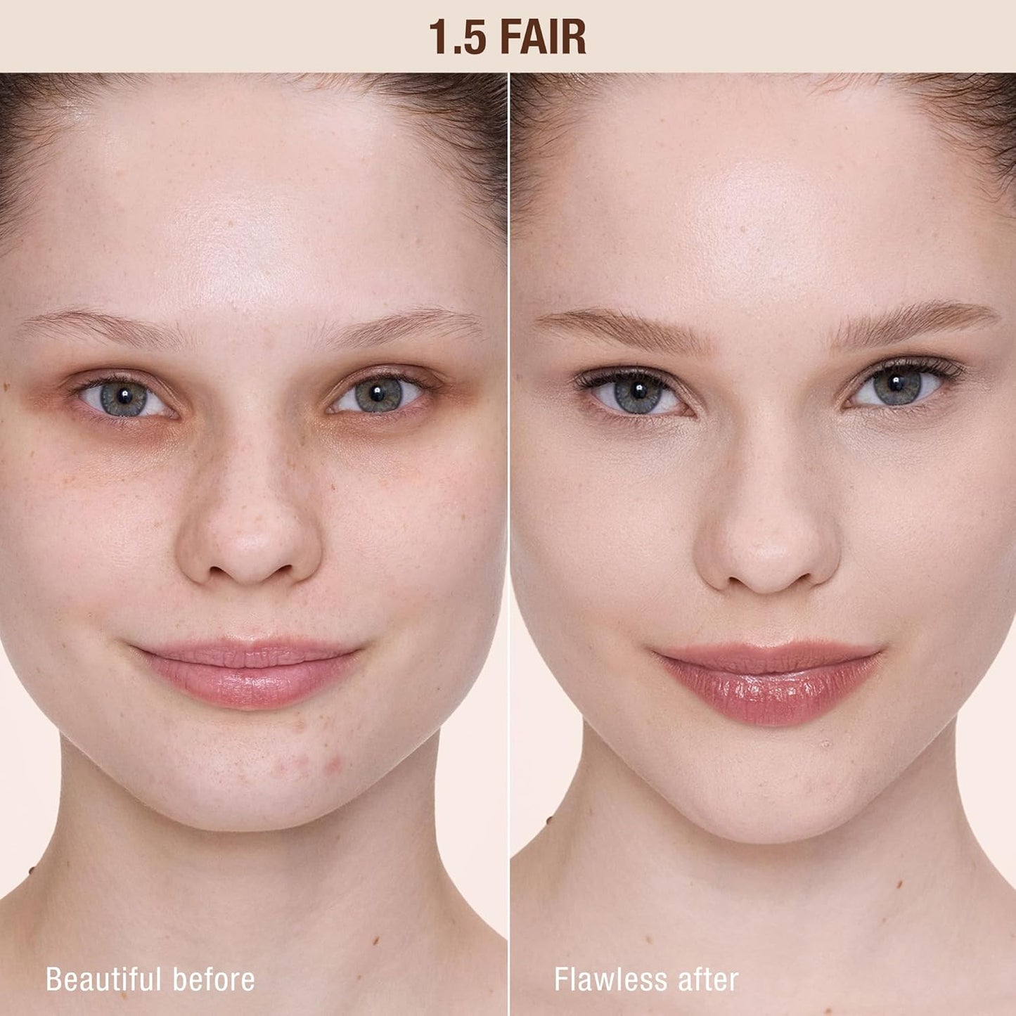 Charlotte Tilbury AIRbrush Flawless Blur Concealer - Longwear, Hydrating, Full Coverage for Dark Circles & Blemishes - Natural Matte Finish