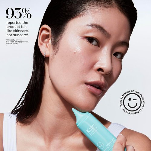 Kate Somerville HydraKate Sunscreen Drops - Tinted SPF 50+ Mineral Protection with Zinc Oxide, 1.7 Fl Oz