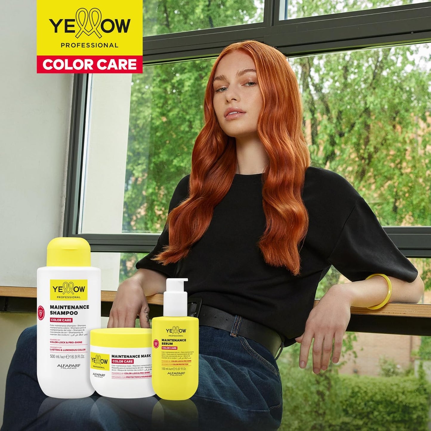 Alfaparf Milano Color Care Conditioner - Color-Lock & Pro-Shine Formula for Softness - 500 ml / 16.9 fl oz