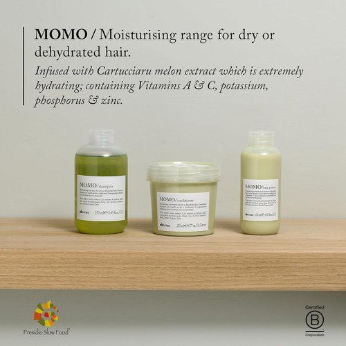 Davines MOMO Potion Leave-In Combing Cream - Moisturizing Formula for Dry Hair, 5.07 Fl Oz | Restores Hydration & Shine