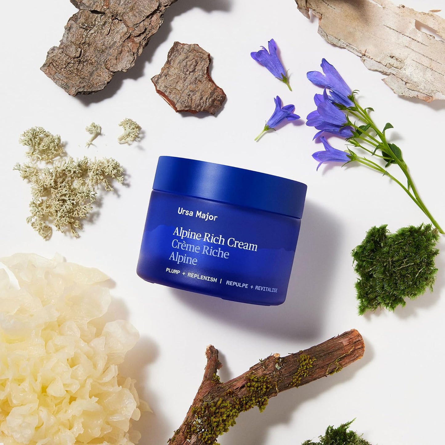 Ursa Major Alpine Rich Cream - Deeply Hydrating Natural Face Lotion | Supports Skin Barrier & Fine Lines | 1.69 oz