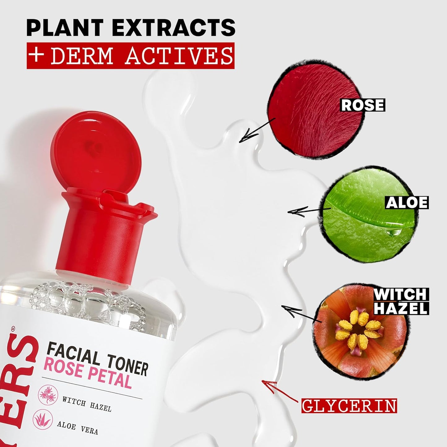 THAYERS Rose Petal Witch Hazel Facial Toner - Alcohol-Free, Soothing & Hydrating for All Skin Types | 12oz