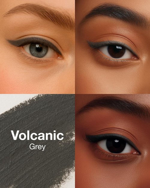 Mineral Fusion Eye Pencil - Grey Volcanic Eyeliner with Chamomile & Vitamin E | Smooth, Long-Lasting, Hypoallergenic