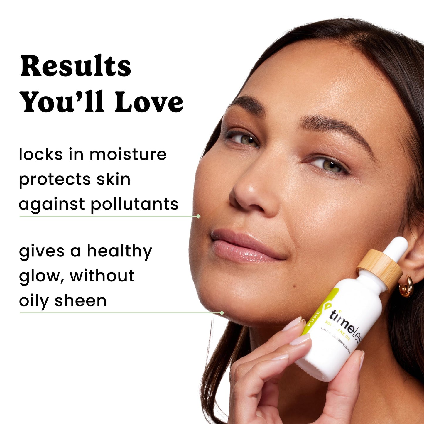 Timeless Skin Care Squalane Oil 100% Pure - Plant-Based Face Oil - Fragrance-Free - For Dry Skin - Moisturizing