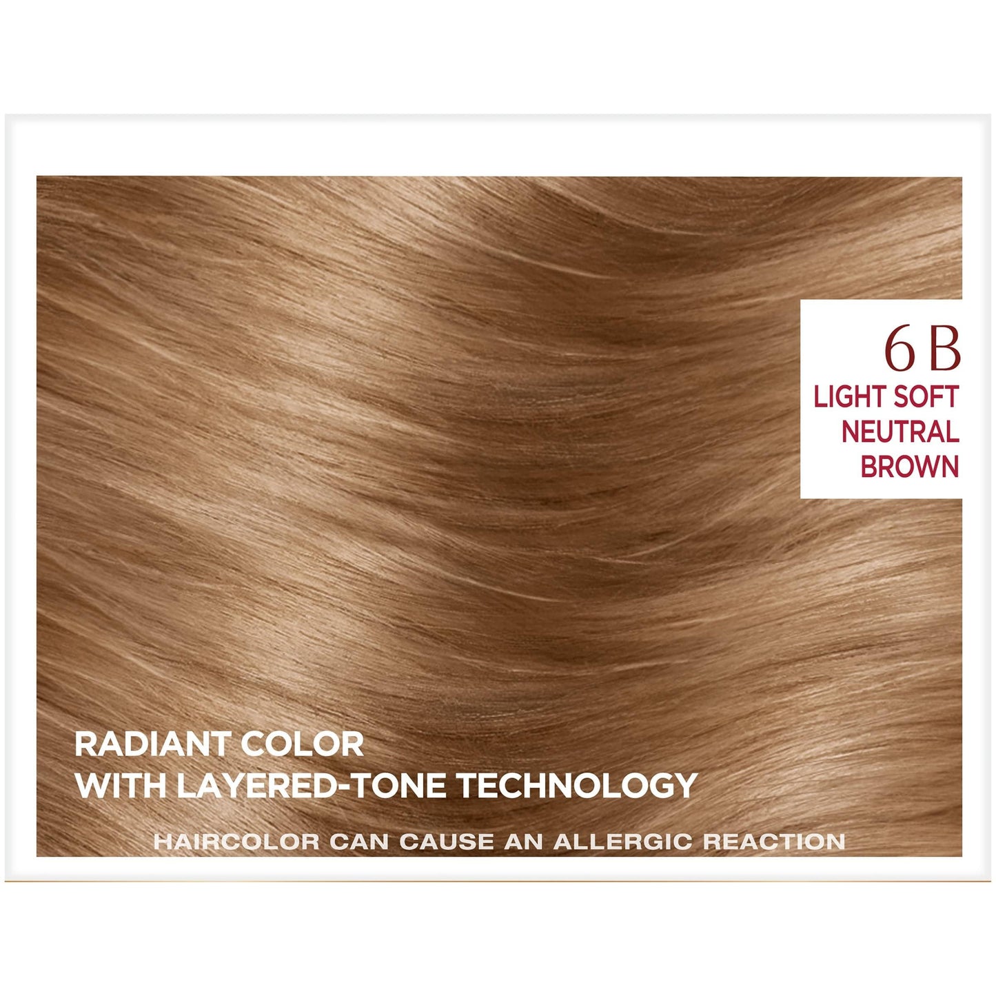 L'Oreal Paris Excellence Age Perfect Layered Tone Flattering Color, 6B Light Soft Neutral Brown (Packaging May Vary)