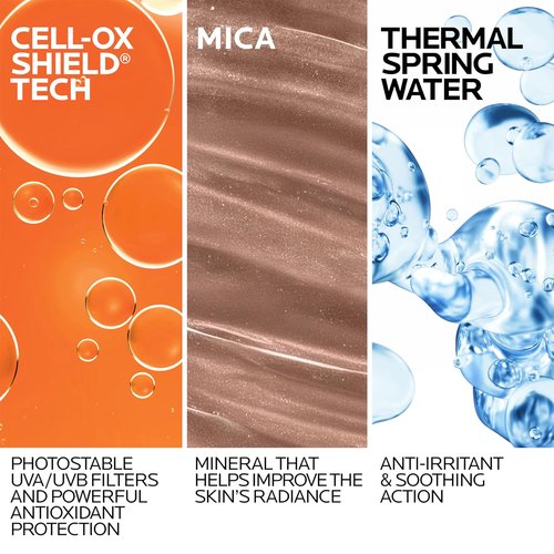 La Roche-Posay Anthelios Glow Tinted Sunscreen - SPF 35, Broad Spectrum Protection, Lightweight & Hydrating for All Skin Types