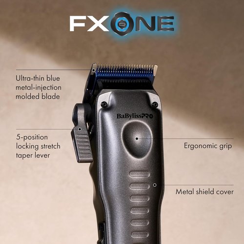 FXONE LO-PROFX Professional Cordless Clippers - Interchangeable Battery for Ultimate Grooming