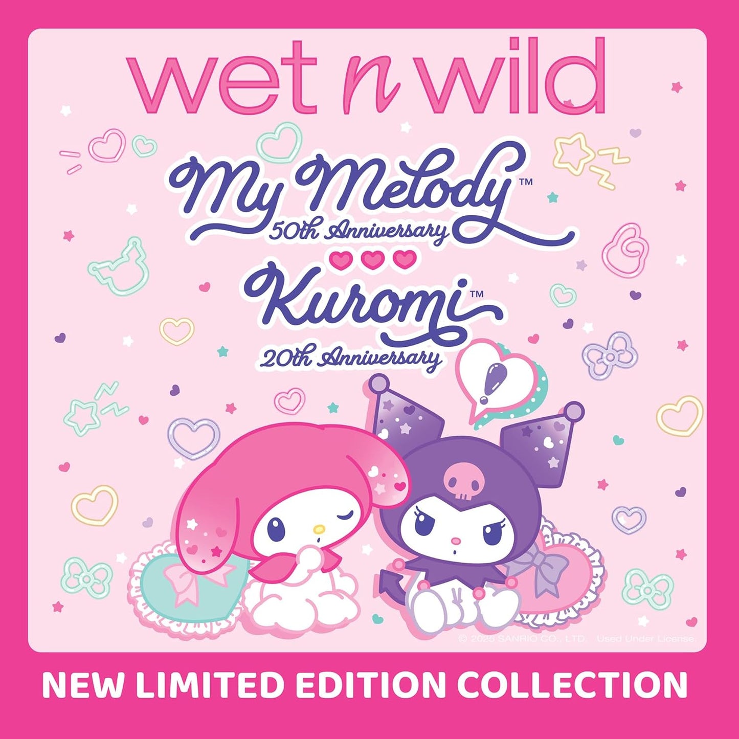 Wet n Wild My Melody and Kuromi Eye & Face Palette - Adorable Cozy Cuteness for All Skin Types