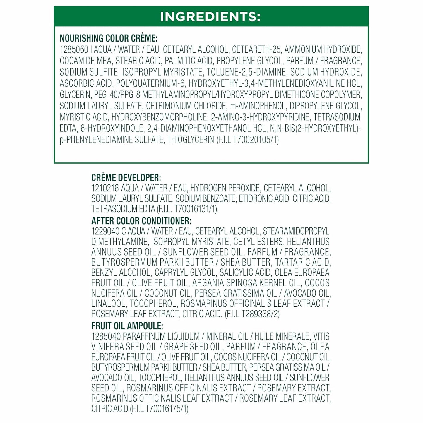 Garnier Nutrisse Ultra Crème Hair Color - Permanent Vegan Hair Dye for 100% Gray Coverage | 40 Dark Brown (Dark Chocolate)