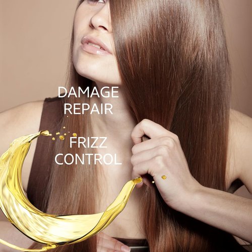 Kerazon Keratin Hair Serum - Argan Oil Treatment for Smoothing & Repairing Dry, Damaged Hair