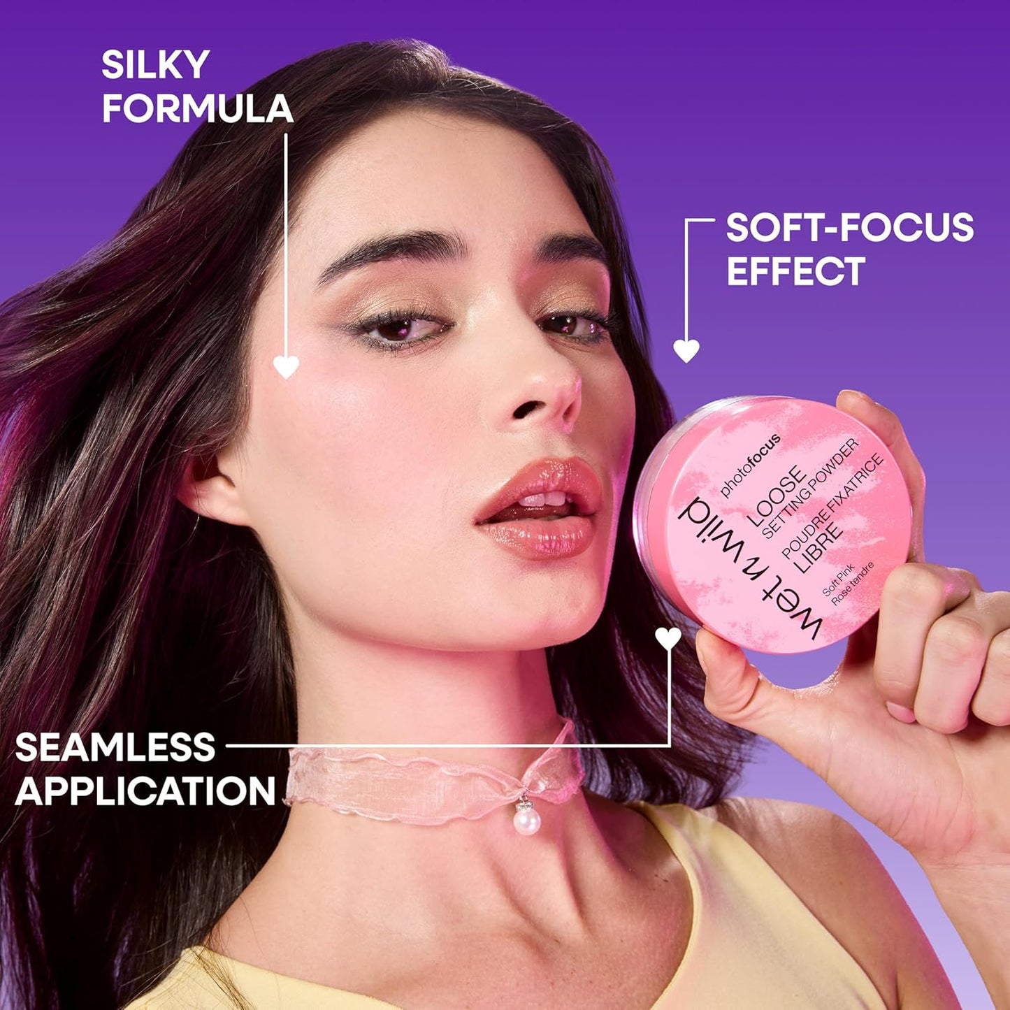 Wet n Wild Photo Focus Loose Baking Setting Powder - Versatile Highlighter for All Skin Tones | Banana Shade