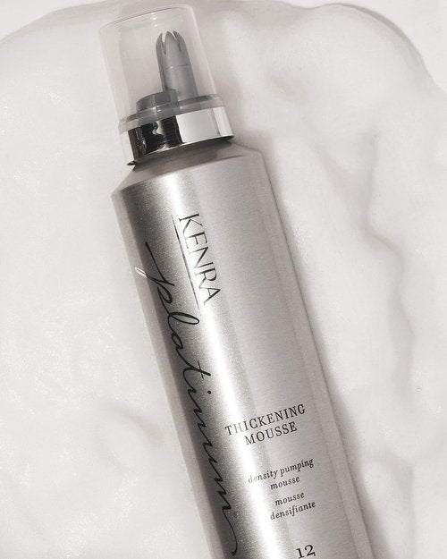 Platinum Thickening Mousse 12 - Volumizing Styler for Fullness & Body | Humidity & Thermal Protection