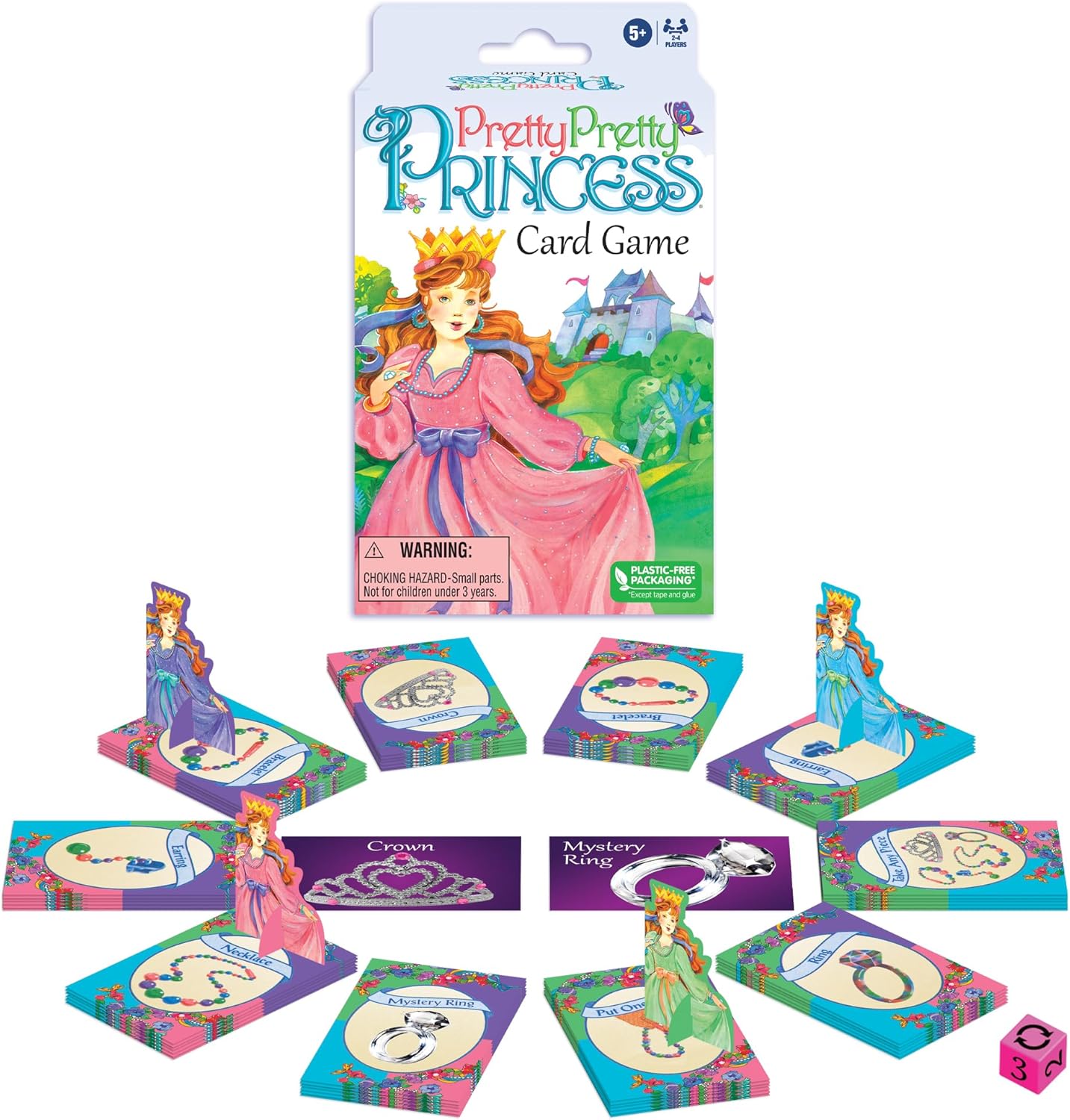 Winning Moves Pretty, Pretty, Princess Card Game - Charming Classic for 2 to 4 Players, Ages 5+