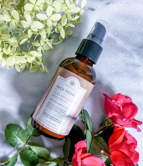 DERMAGLOVE Face Food Moisturizer - Revitalize Dull Skin with Hyaluronic Acid & Vitamins A, C, E - 4 Fl Oz