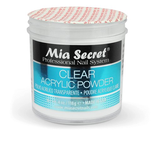 Mia Secret Clear Acrylic Powder 4oz