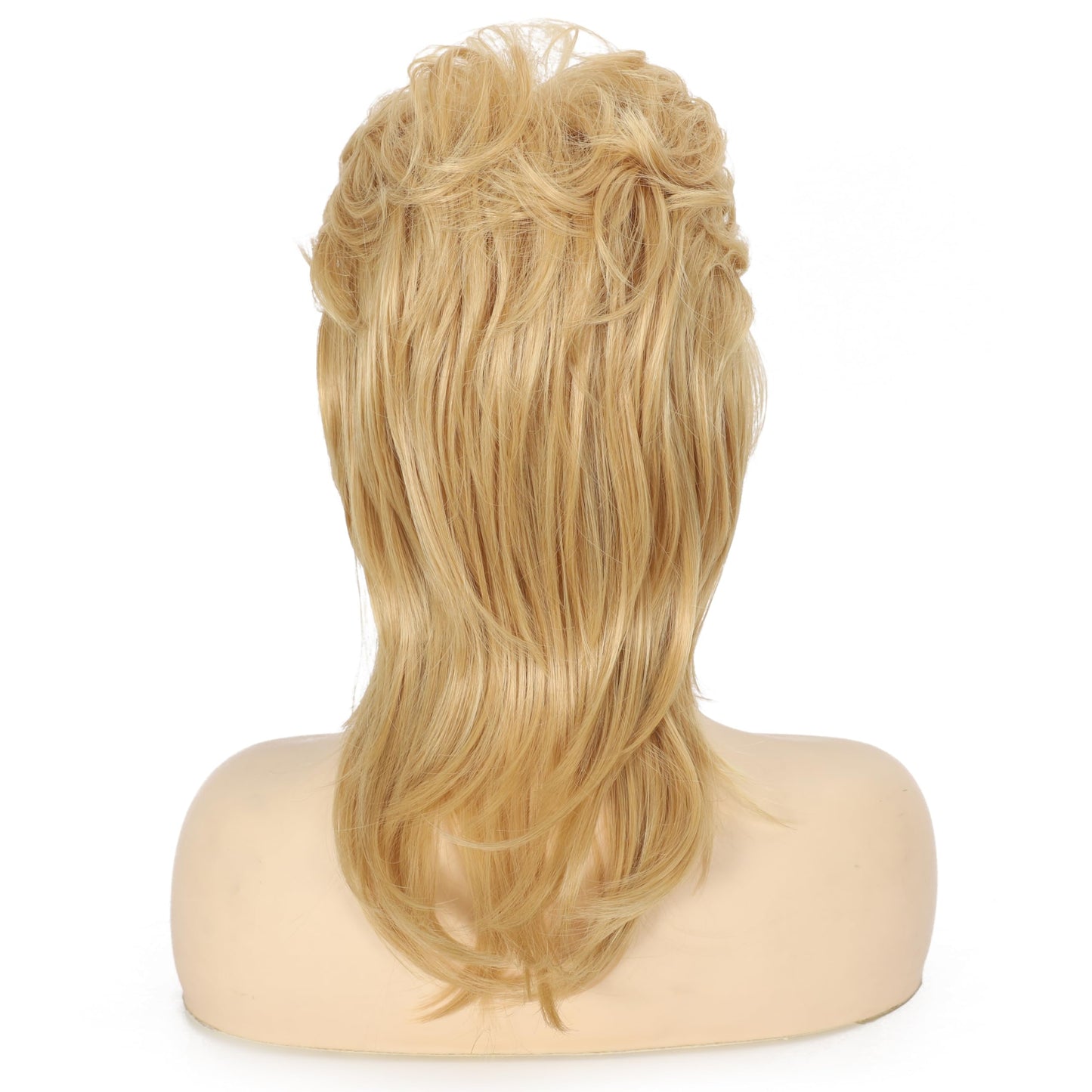 Daiaces Blond Mullet Wigs for Women 80s Rocker Wig Costumes Fancy Party Cosplay Halloween Wig