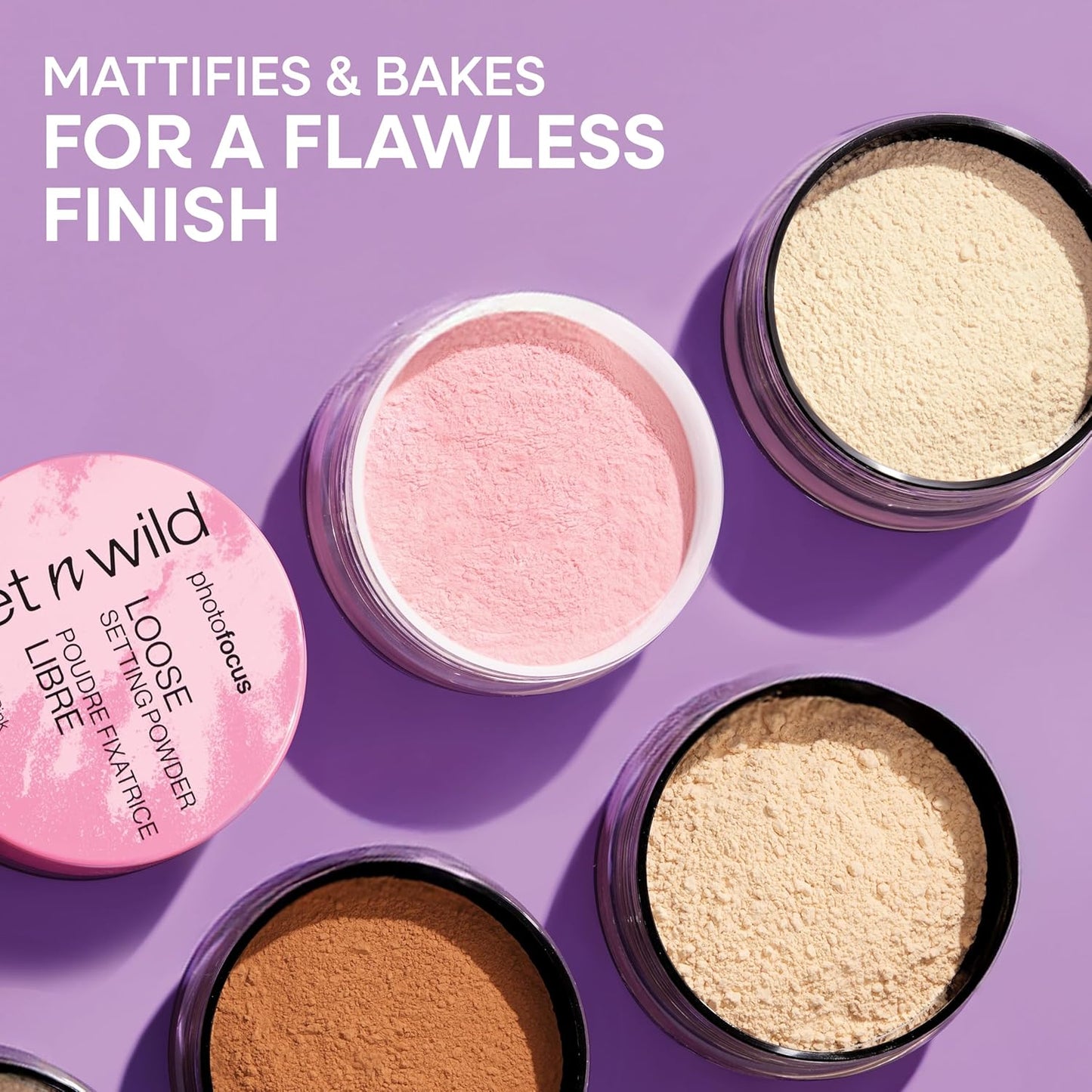Wet n Wild Photo Focus Loose Baking Setting Powder - Versatile Highlighter for All Skin Tones | Banana Shade