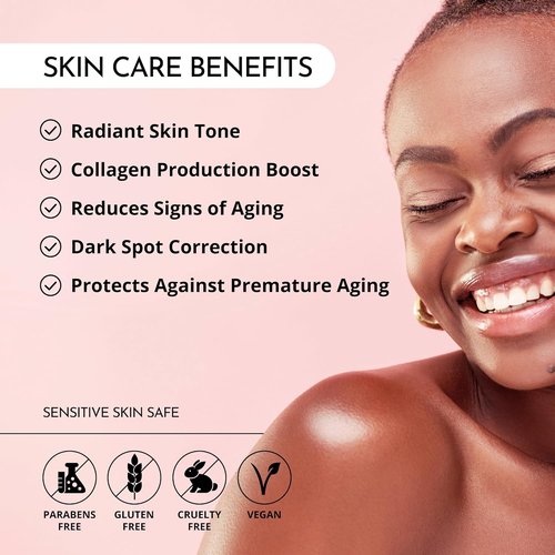 MAELOVE Glow Maker Vitamin C Serum - Award-Winning Brightening & Hydrating Formula, 1.0 fl oz