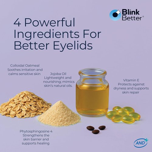 BlinkBetter BetterLids Eyelid Ointment - Deep-Moisturizing Relief for Dry, Itchy Eyelids | 0.34 oz