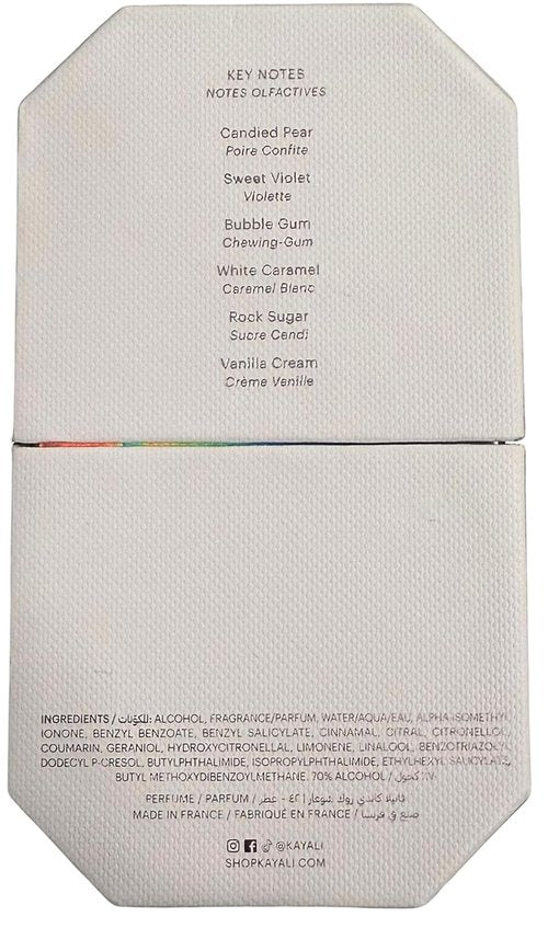 KAYALI Vanilla Candy Rock Sugar - 42 Eau de Parfum with Candied Pear, Bubble Gum & Vanilla Cream, 50 ml