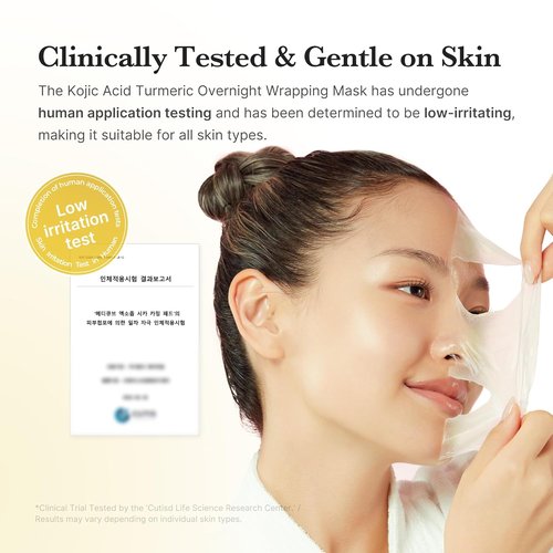 Medicube Kojic Acid Turmeric Peel-Off Mask - Brightens & Defends Skin Stress | 2.53 fl. oz.