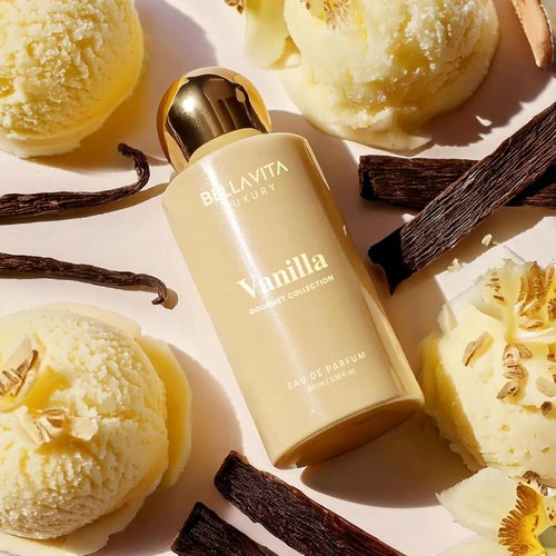 Bellavita Luxury Vanilla Eau de Parfum - 100 ml | Unisex Perfume with Coconut, Vanilla & Musk Notes