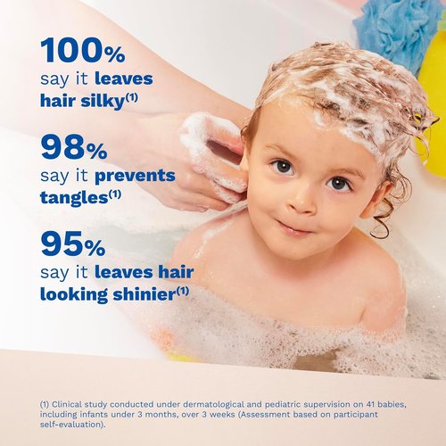 Mustela Baby Gentle Shampoo - Tear-Free, Biodegradable Hair Care for All Ages - Available in 1 or 2-Pack