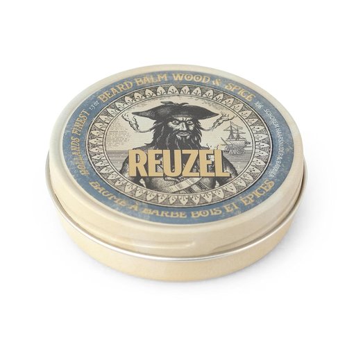 Reuzel Beard Balm - All-In-One Conditioning & Sculpting Treatment - Woody Spice Fragrance with Shea Butter & Argan Oil