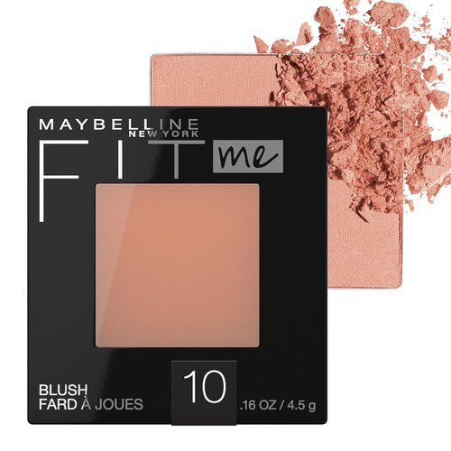Maybelline Fit Me Blush - Lightweight, Smooth & Blendable All-Day Makeup in Buff - 1 Count