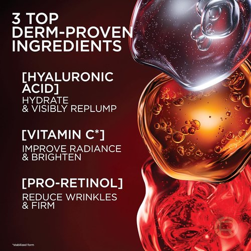 L'Oreal Paris Revitalift Triple Power Anti-Aging Face Moisturizer - Pro Retinol & Hyaluronic Acid, 1.7 Oz