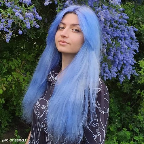 ARCTIC FOX Vegan and Cruelty-Free Semi-Permanent Hair Color Dye (8 Fl Oz, PERIWINKLE)