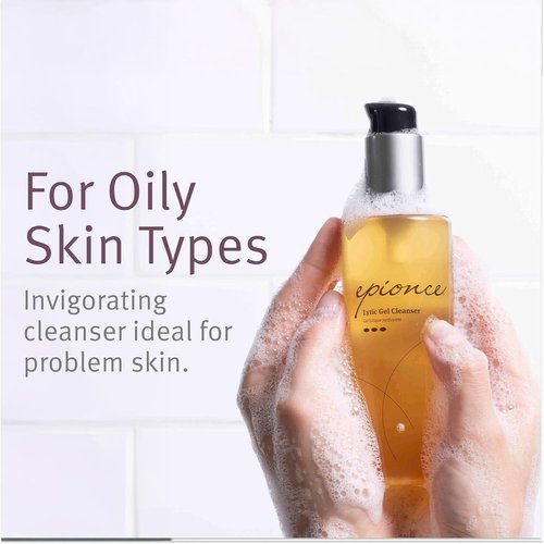 Epionce Lytic Gel Cleanser - Gentle Foaming Face Wash & Makeup Remover for Oily Skin | Acne & Oil Control