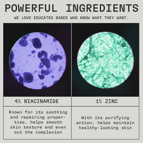 CleanJourney Blemish Face Moisturizer - Revitalizing Niacinamide & Zinc PCA Gel Cream, 1.7 Fl Oz