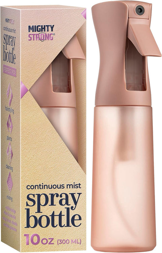 Skiennix 10 OZ Continuous Spray Bottle - Ultra Fine Mist Sprayer for Hair and Plants | Versatile Mister for Styling and Cleaning