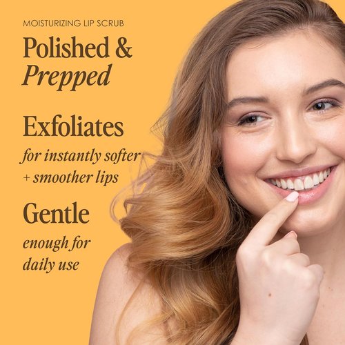 Grande Cosmetics GrandeBUFF Lip Scrub - Moisturizing Formula with Mango & Shea Butter for Soft Lips (0.53 fl oz)