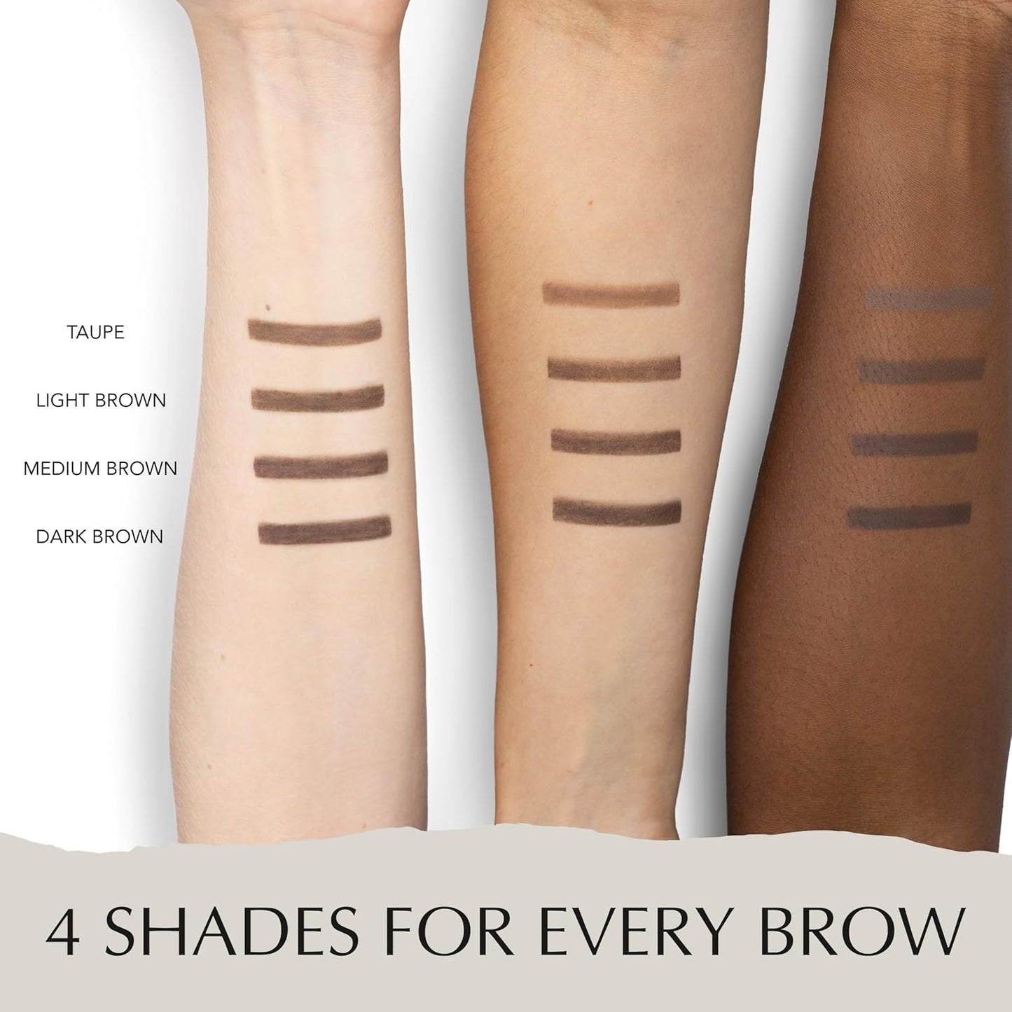 Xtreme Lashes Arch Defining Brow Pencil - Medium Brown, Waterproof & Smudge-Proof, Vegan Formula