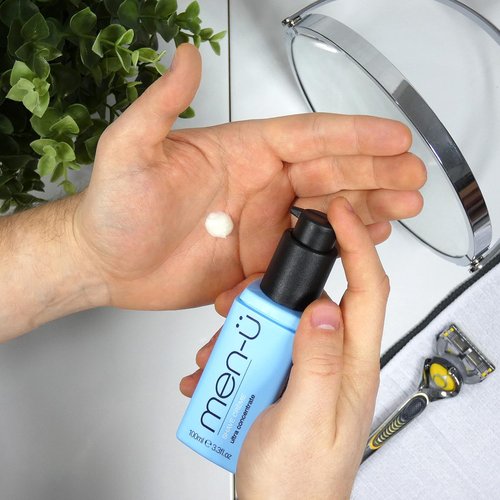 men-ü High-Performance Shave Cream Refill - Ultra-Concentrated Formula with Tea Tree Oil | 3.3 Fl Oz, Up to 165 Shaves