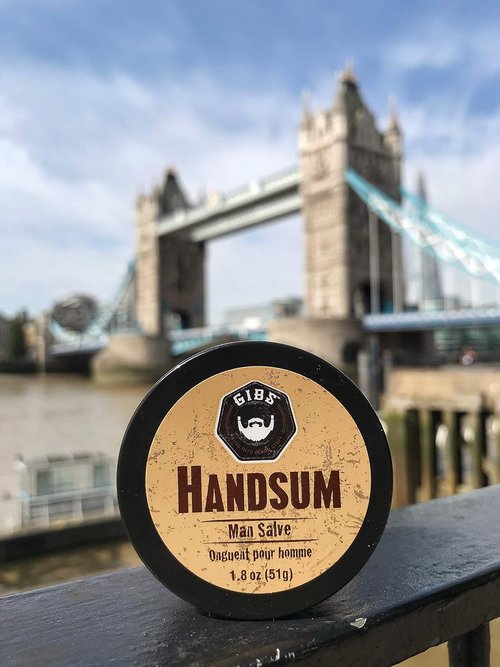 GIBS Grooming Handsum Man Salve - Nourishing Moisturizer for Men | 1.8 oz
