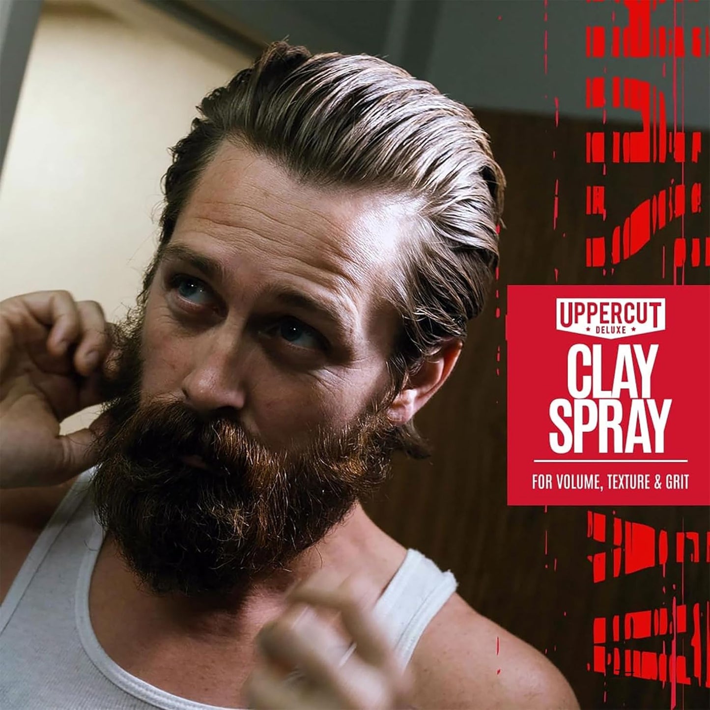 Uppercut Deluxe Clay Spray for Men - 5.0 oz Texturizing Volume Spray for Medium to Long Hair