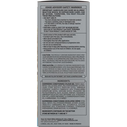L'Oreal Paris Feria Multi-Faceted Shimmering Permanent Hair Color, 100 Pure Diamond, Hair Dye Kit, Pack of 2